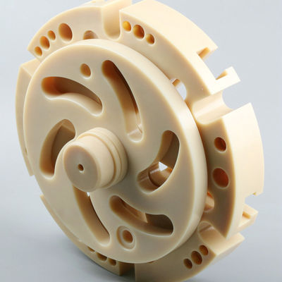 0.05 мм Толерантность PEEK CNC Свернутые части CNC Сверточный станк CNC